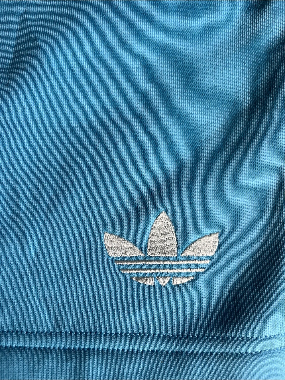 Adidas Men’s Athletic Shorts in Light Blue - Picture 3 of 7